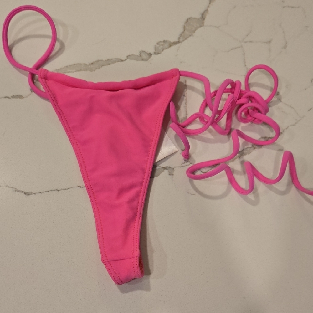 Minimale Animale Pink String Bikini Minimalist Swimwear